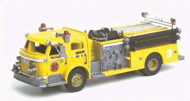 GHQ 52-008 American LaFrance 1000 Series Quadruple Combination Pumper - Kit, N Scale