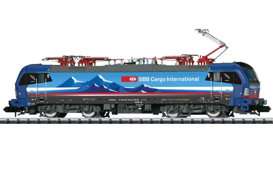 PREORDER Minitrix N T16832 Siemens Vectron Class 193 Electric, SBB Cargo International