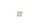 Minitrix N T14503 Code 60 Straight Track Section, Nickel Silver Rail, Concrete Ties 17.5mm (10)