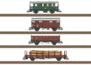PREORDER Minitrix HO 24140 LpwPost Baggage, Gmhs 53 Box, Omm 37 Gondola, Rlmms 56 Stake Set, German Federal Railroad DB | 152