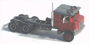 GHQ N 56-004 American Truck (Unpainted Metal Kit), 1953 "Bullnose" Semi Tractor