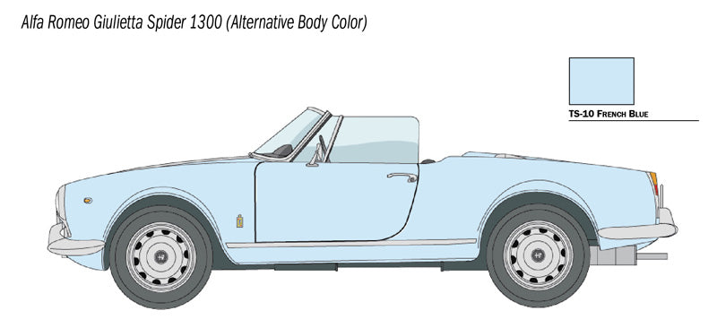 Italeri 3653 - SCALE 1 : 24 ALFA ROMEO GIULIETTA SPIDER 1300