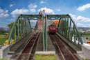 Faller HO 120507 Double-Track Steel Arch Bridge with Abutments Kit, 26-1/16 x 6-7/16 x 6" 66.2 x 16.4 x 15.2cm
