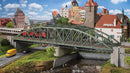 Faller HO 120507 Double-Track Steel Arch Bridge with Abutments Kit, 26-1/16 x 6-7/16 x 6" 66.2 x 16.4 x 15.2cm