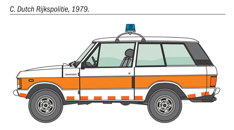 Italeri 3661 - SCALE 1 : 24 RANGE ROVER POLICE