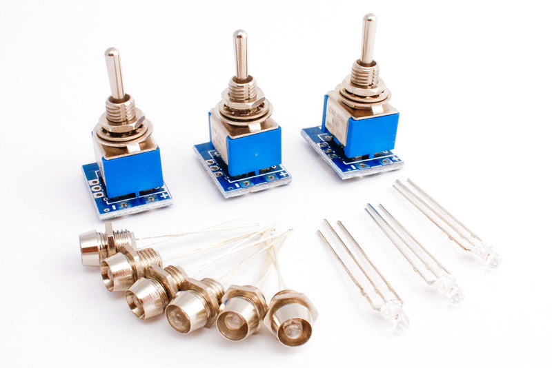 DCC Concepts CMSG DPDT Toggle Switches with PCB Circuit Boards (3)