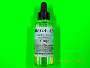 JT's Mega Steam O/HO 129 Smoke Fluid 2 Oz. Bottle, Grape