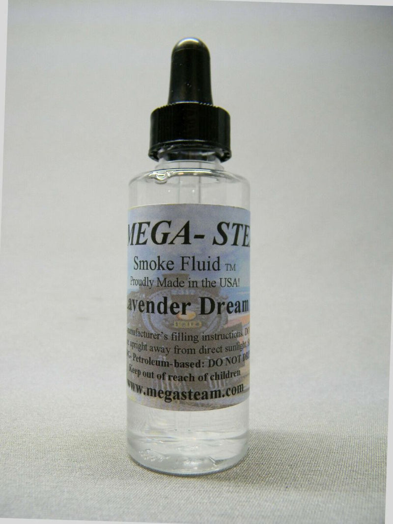 JT's Mega Steam O/HO 147 Smoke Fluid 2 Oz. Bottle, Lavender Dream