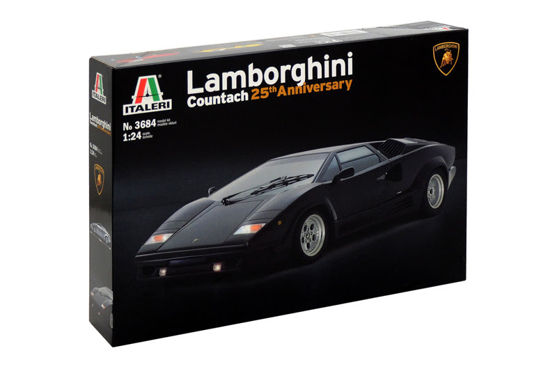 Italeri 3684 - SCALE 1 : 24 LAMBORGHINI COUNTACH 25th Anniversary