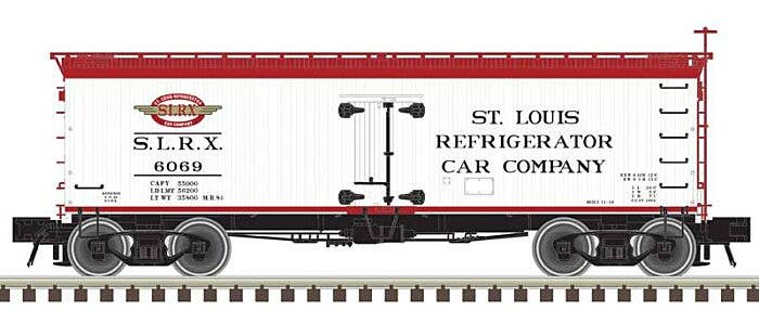 Atlas HO 20007200 36' Wood Reefer, Master, St. Louis Refrigerator Car Co.