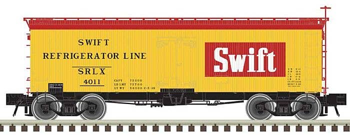 Atlas HO 20007201 36' Wood Reefer, Master, Swift