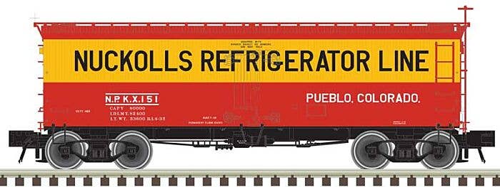 Atlas HO 20007207 36' Wood Reefer, Master, Nuckoll's