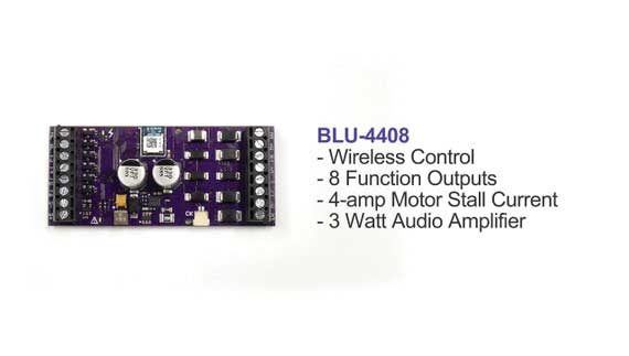 SoundTraxx  886604 BLU-4408 Sound and DCC Decoder for S, O and G Scales - Blunami -- Electric Locomotive Sounds