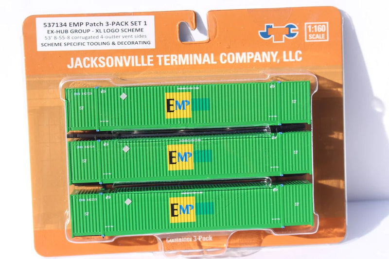 Jacksonville Terminal Company N 537134 53' High Cube Containers with Magnetic System, EMP (XL Scheme) (3)