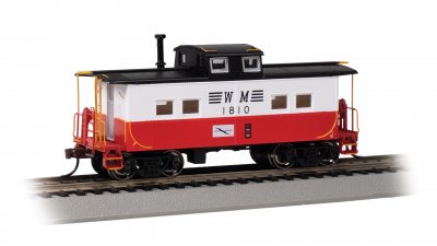 Bachmann HO 16827 Northeast Steel Caboose, Western Maryland (Circus)