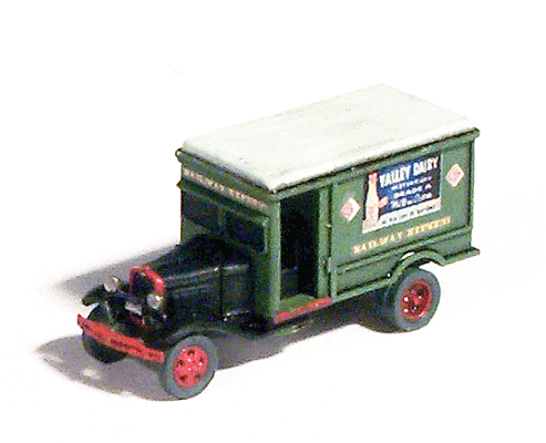 GHQ 56-014 American Truck - (Unpainted Metal Kit) -- 1930s Railway Express Agency Truck, N Scale