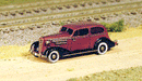 GHQ 57-009 American Automobile - Chevrolet (Unpainted Metal Kit) -- 1935 Master DeLuxe, N Scale