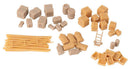 Faller HO 180871 Freight Loads Kit, Crates, Sacks, Barrels