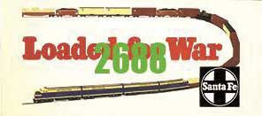 Tichy Train Group N 2688 Santa Fe at War Billboard Kit, Loaded for War Slogan