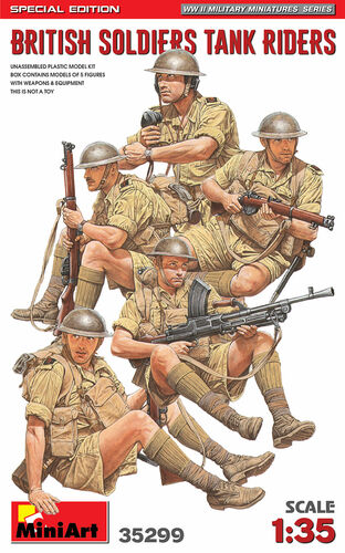 MiniArt 35299 British Soldiers Tank Riders 1:35