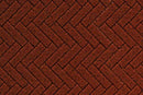 Chooch Enterprises 8665 Flexible Herringbone Dark Red Brick Sheet -- Large for HO, S & O Scales 1/8" Brick 2-Packs