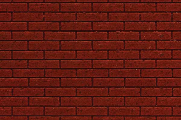 Chooch Enterprises 8669 Flexible Dark Red Brick Pavers Sheet pkg(2) -- Medium for HO Scale: 3-3/4 x 12" 9.5 x 30.5cm 2-Packs