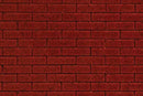 Chooch Enterprises 8671 Flexible Dark Red Brick Pavers Sheet pkg(2) -- Large for HO, S & O Scales 3-3/4 x 12" 9.5 x 30.5cm 2-Packs