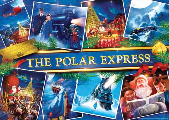 Train Enthusiast Vendors 323594 Polar Express Moments Christmas Puzzle -- 550 Pieces 18 x 24" 45.7 x 61cm