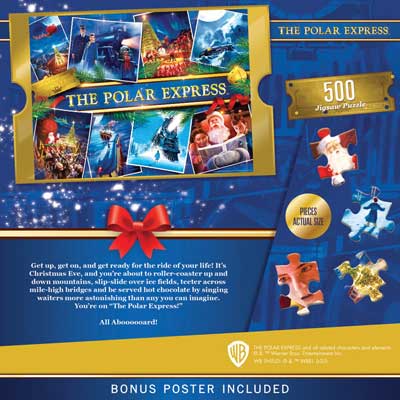 Train Enthusiast Vendors 323594 Polar Express Moments Christmas Puzzle -- 550 Pieces 18 x 24" 45.7 x 61cm