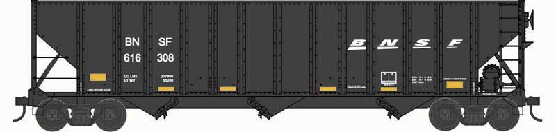 PREORDER Bowser N 38212 100 Ton Hopper Car, Burlington Northern Santa Fe