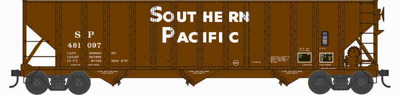 PREORDER Bowser N 38256 100 Ton Hopper Car, Southern Pacific