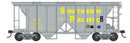 PREORDER Bowser N 38287 70-Ton 2-Bay Covered Hopper with Open Sides, Southern Pacific