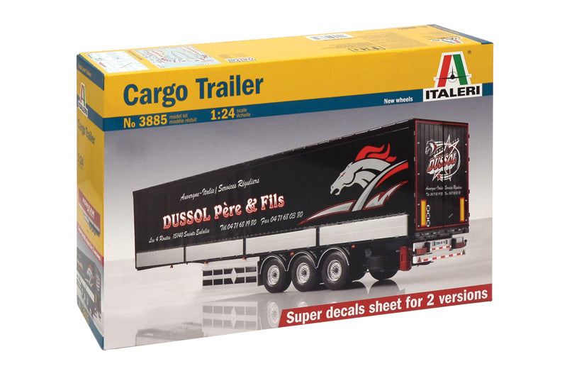 Italeri 3885 - SCALE 1 : 24 Cargo Trailer