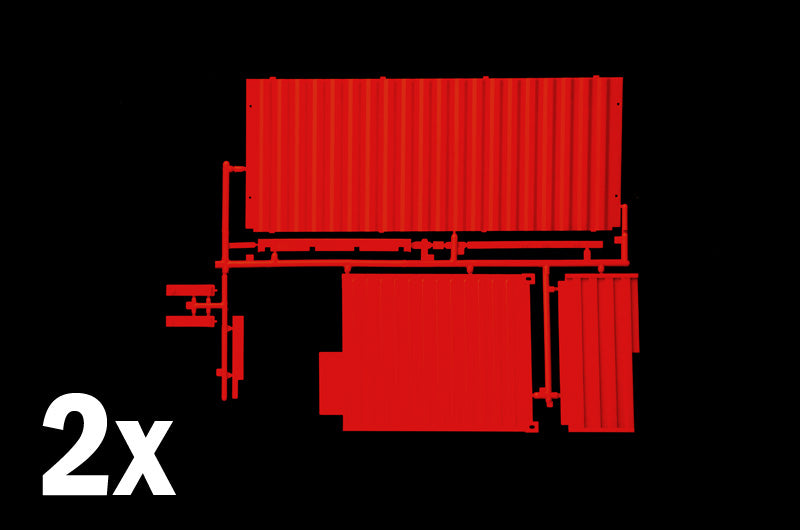 Italeri 3887 - SCALE 1 : 24 TECNOKAR 20' CONTAINER TRAILER