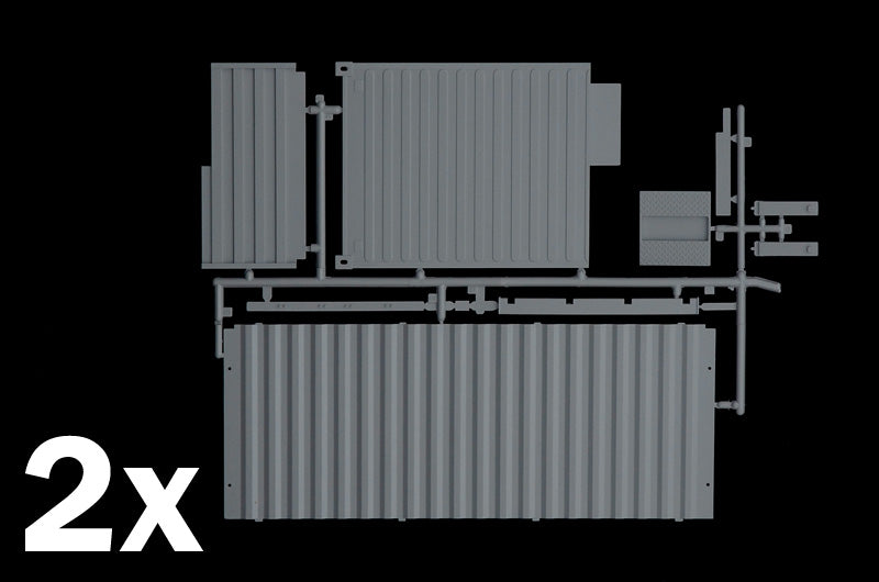 Italeri 3888 - SCALE 1 : 24 Shipping Container 20 Ft.