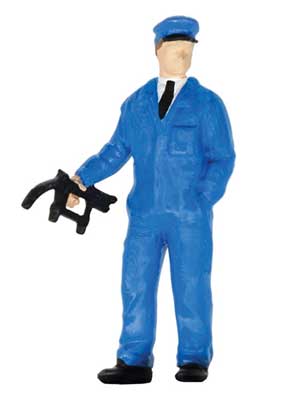 PREORDER Viessmann Modellspielwaren HO 1558 Animated Gas Station Attendant | 68.84