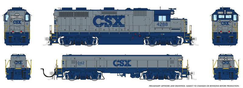 PREORDER Rapido HO 39026 EMD GP39 & EMD/Huntington SWMT Slug Set Locomotive, CSX