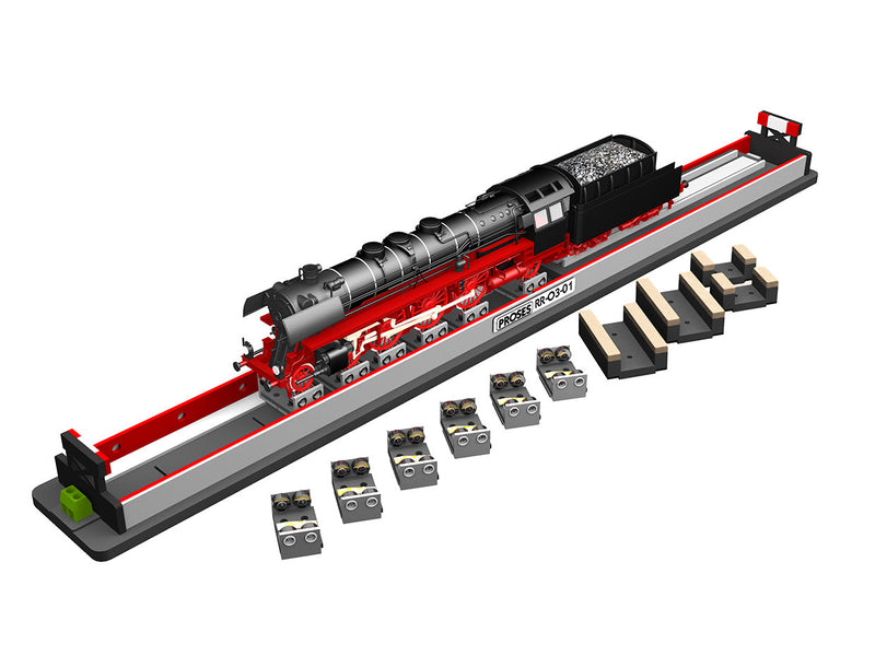 PREORDER Bachmann 39030 3-RAIL ROLLING ROAD with ROLLERS and DRIVE WHEEL CLEANERS (6 rollers and 4 cleaners) - O Scale