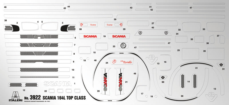 Italeri 3922 - SCALE 1 : 24 SCANIA 164L TOPCLASS