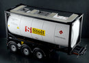 Italeri 3929 TECNOKAR TRAILER WITH 20' TANK 1:24