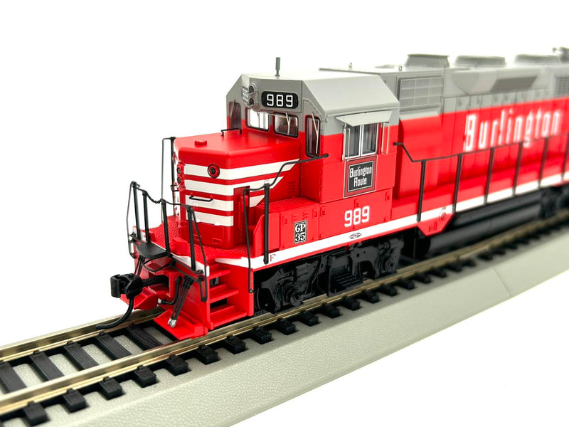 BLI 7534 EMD GP35, CBQ 989, Chinese Red, Paragon4 Sound/DC/DCC, HO Scale