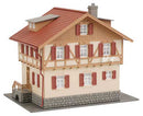 Faller Gmbh 190082 Idyll Village Set -- Kit - Includes Church, House and Cafe w/Fountain, HO Scale