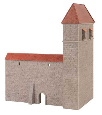 Faller Gmbh 130691 Old-Town Shield Wall -- Kit - 8-1/16 x 5 x 9-1/2" 20.5 x 12.8 x 24.1cm, HO Scale