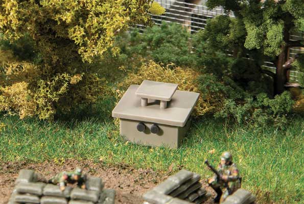 Faller Gmbh 144072 Underground Bunker Emergency Exit - Kit -- pkg(2), HO Scale