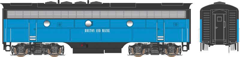 Bowser 24626 EMD F3B Phase 1 w/LokSound & DCC - Executive Line -- Boston & Maine