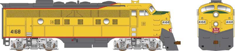 Bowser 24600 F9AM Rock Island ex Union Pacific, Cab
