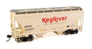 Walthers Mainline HO 910-49313 39' Trinity 3281 2-Bay Covered Hopper, Keg River