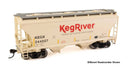 Walthers Mainline HO 910-49314 39' Trinity 3281 2-Bay Covered Hopper, Keg River