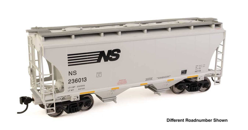 PREORDER Walthers Mainline HO 910-49319 39' Trinity 3281 2-Bay Covered Hopper, Norfolk Southern