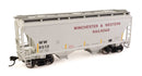 PREORDER Walthers Mainline HO 910-49329 39' Trinity 3281 2-Bay Covered Hopper, Winchester & Western